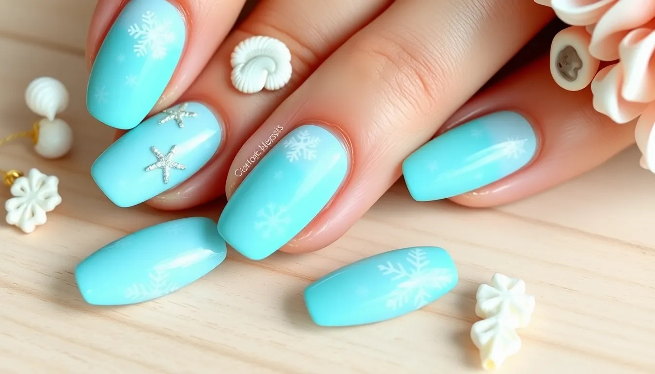 50+ Stunning Baby Blue Nail Ideas That'll Make You Ditch Your Go-To Color 12 50+ Stunning Baby Blue Nail Ideas That'll Make You Ditch Your Go-To Color 11