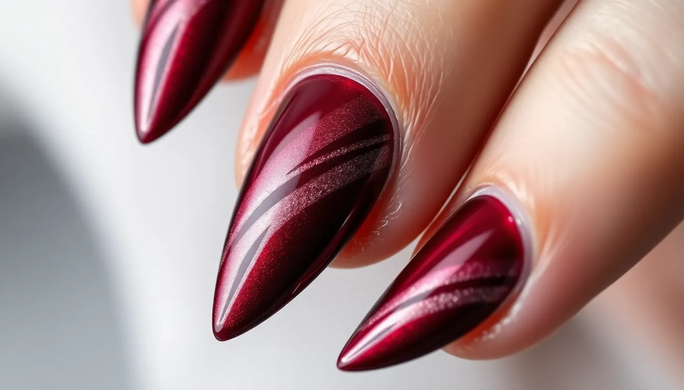 25 Stunning Cat Eye Nail Ideas That'll Make You Ditch Regular Polish Forever 12 25 Stunning Cat Eye Nail Ideas That'll Make You Ditch Regular Polish Forever 11