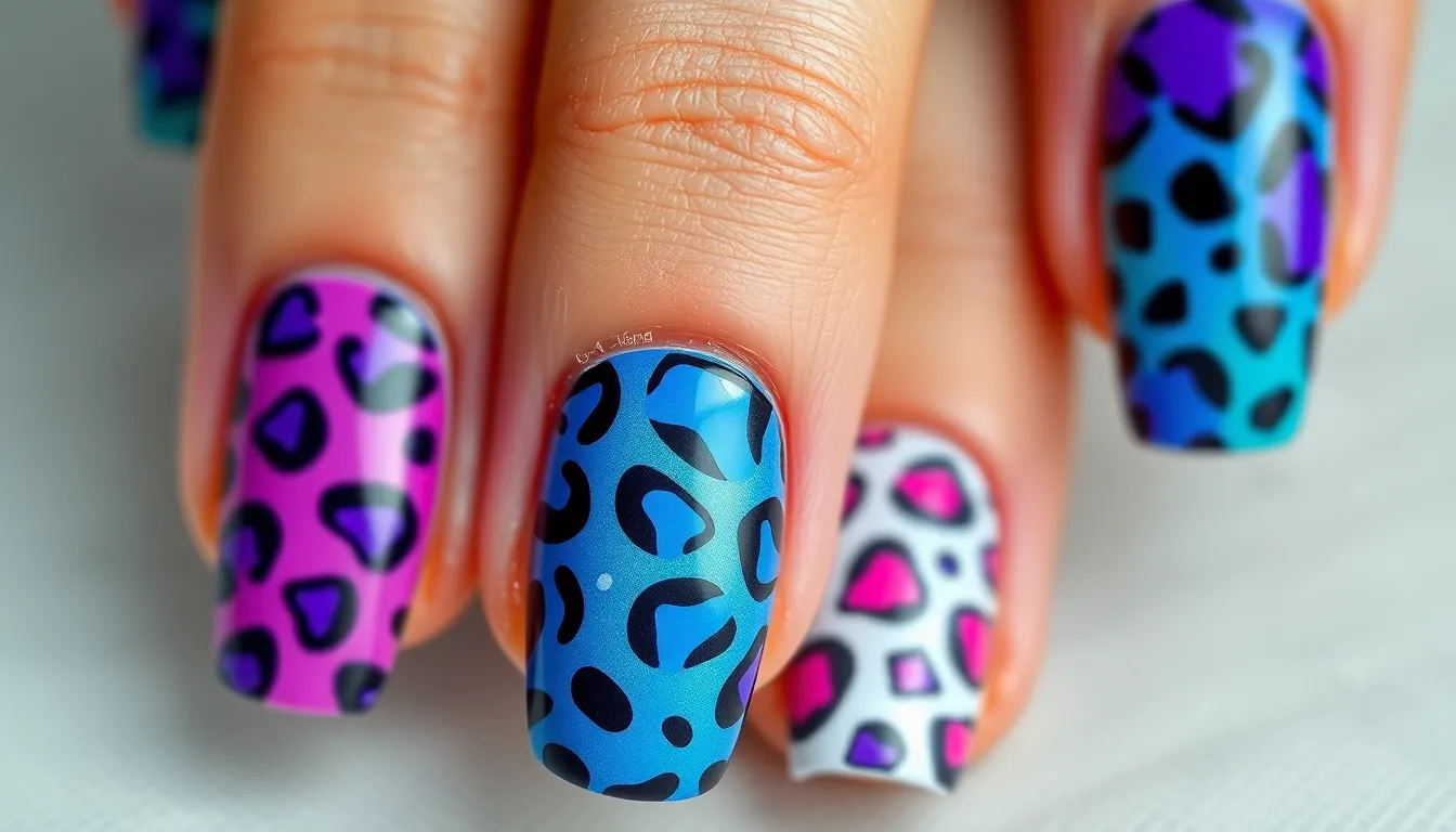 25 Stunning Cheetah Nail Ideas That'll Make You Feel Fierce and Fabulous 12 25 Stunning Cheetah Nail Ideas That'll Make You Feel Fierce and Fabulous 11
