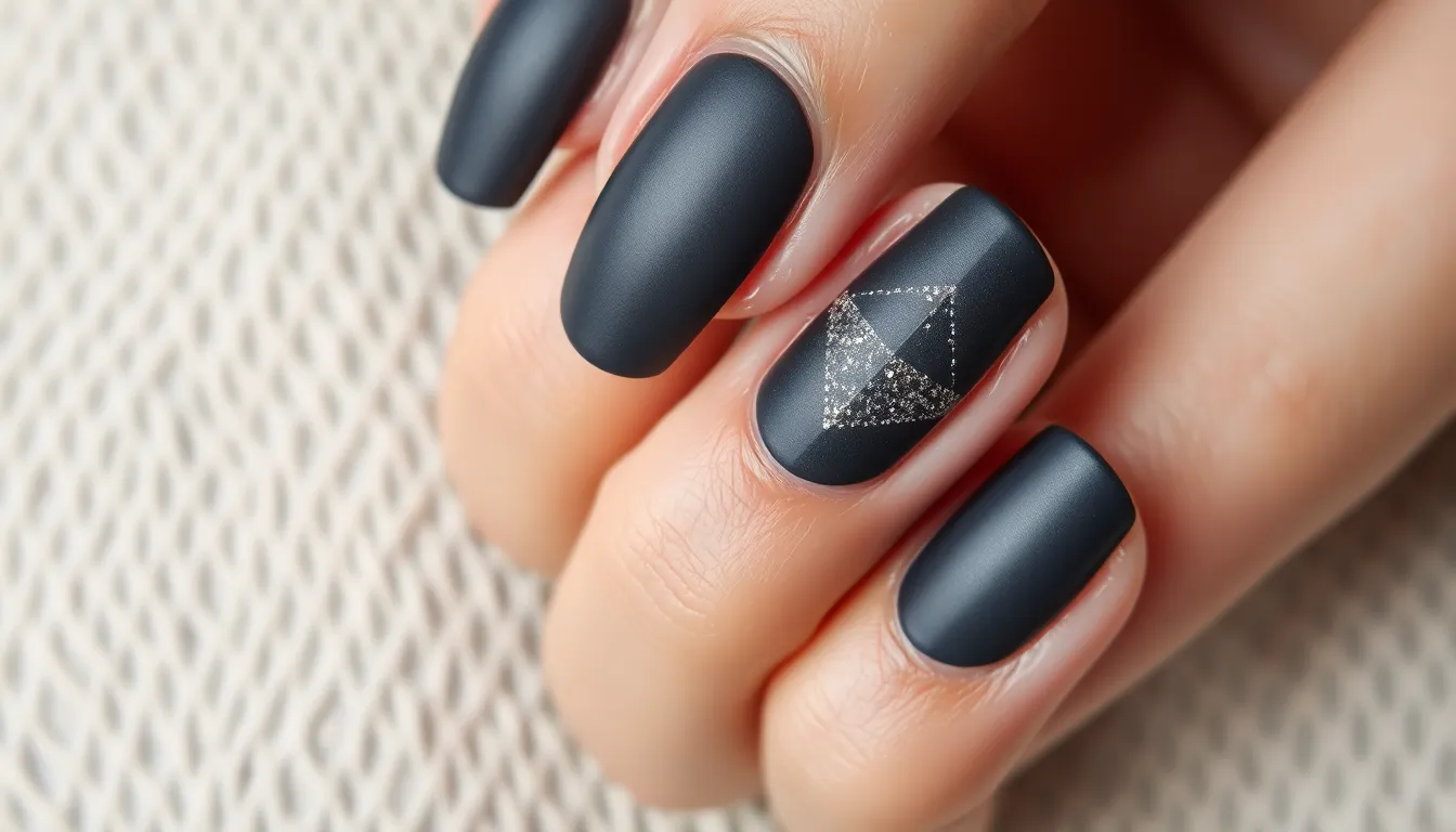 25 Stunning Dark Nail Ideas: From Gothic Art to Elegant Burgundy Designs 12 25 Stunning Dark Nail Ideas: From Gothic Art to Elegant Burgundy Designs 11