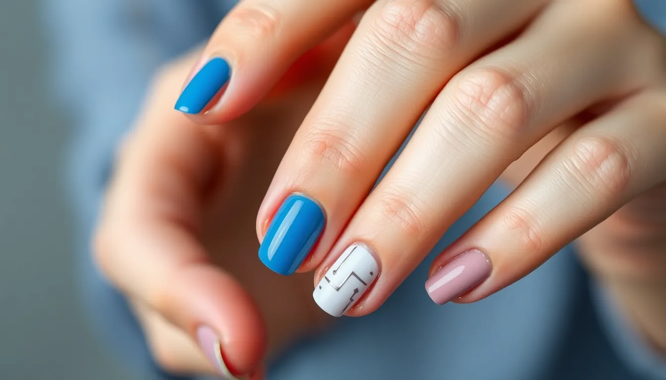 50+ Easy Nail Design Ideas You Can Do at Home (No Skills Required!) 11