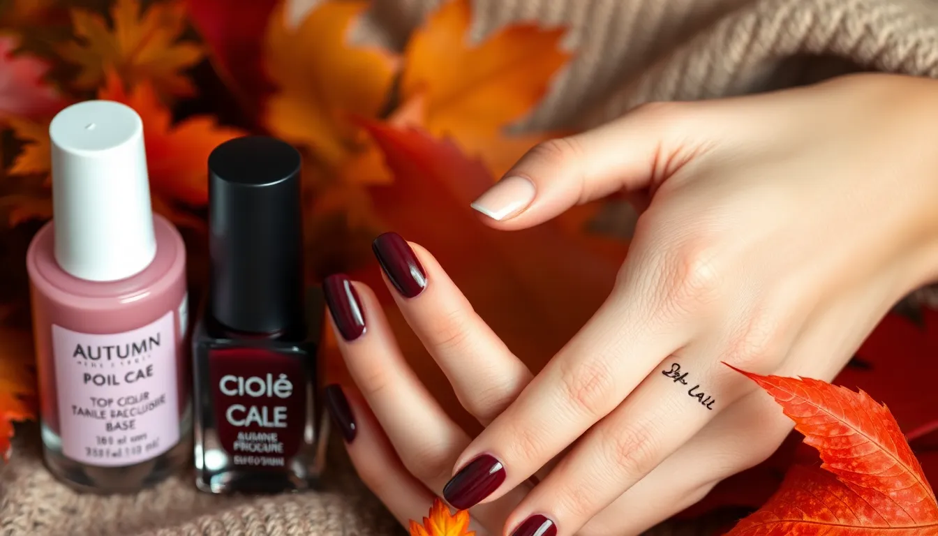 15 Gorgeous Fall Nail Color Ideas to Transform Your Autumn Manicure 12 15 Gorgeous Fall Nail Color Ideas to Transform Your Autumn Manicure 11