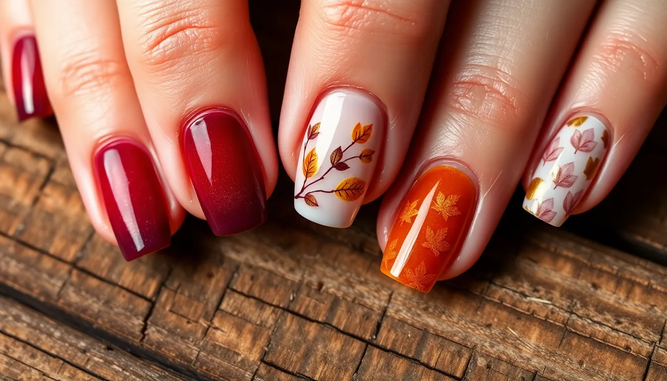 50+ Stunning Fall Nail Ideas: Easy Autumn Designs You Can DIY at Home 12 50+ Stunning Fall Nail Ideas: Easy Autumn Designs You Can DIY at Home 11