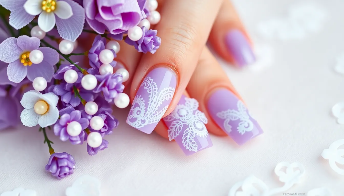 50+ Stunning Lavender Nail Ideas: From Simple DIY to Glam Designs (2025) 12 50+ Stunning Lavender Nail Ideas: From Simple DIY to Glam Designs (2025) 11