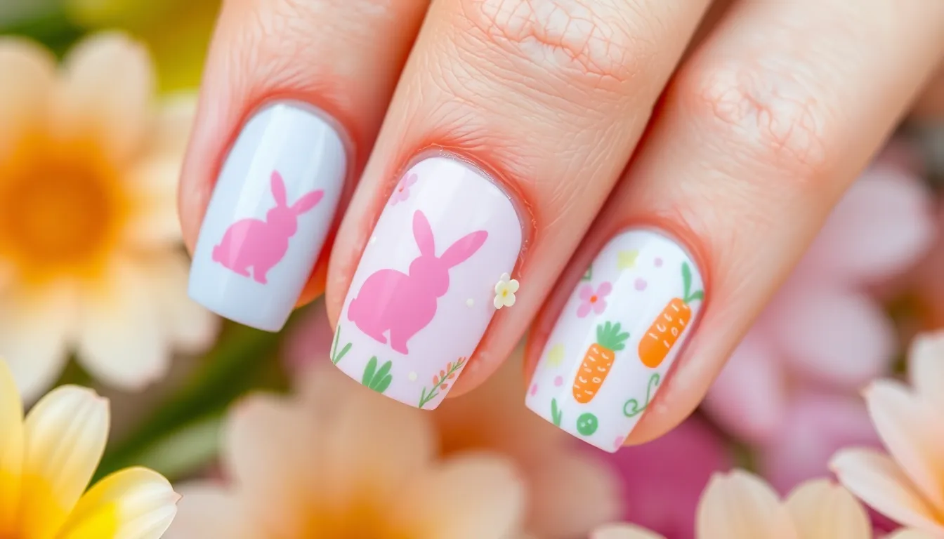25 Stunning March Nail Ideas: Spring Florals, St. Patrick's Day & Easter Designs 11
