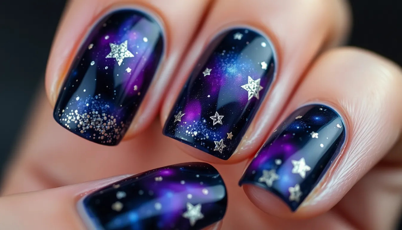50+ Stunning Nail Art Ideas for New Year That'll Make You Sparkle All Night 12 50+ Stunning Nail Art Ideas for New Year That'll Make You Sparkle All Night 11