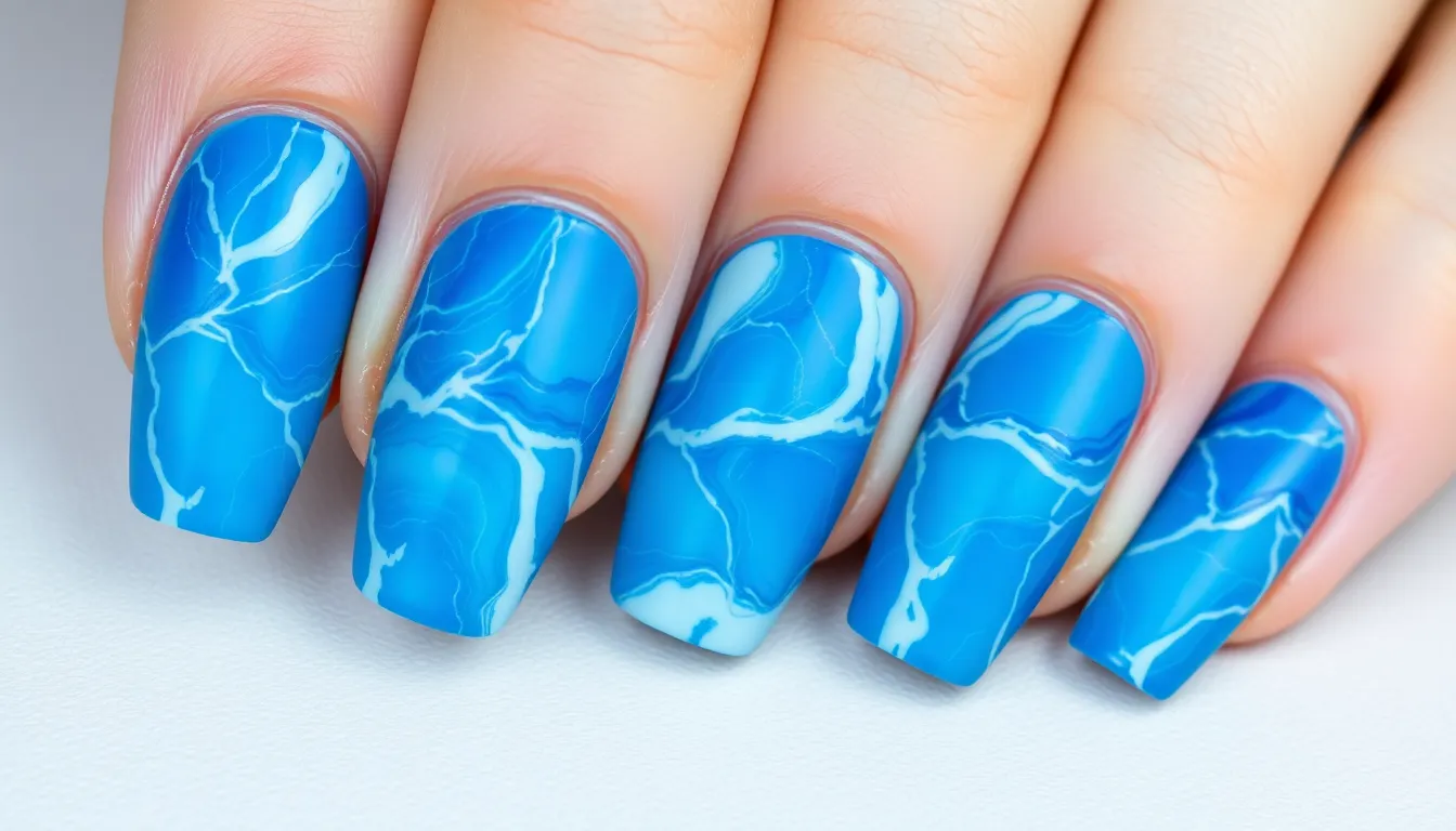 50+ Stunning Blue Nail Ideas That'll Make You Ditch Your Go-To Polish 12 50+ Stunning Blue Nail Ideas That'll Make You Ditch Your Go-To Polish 11