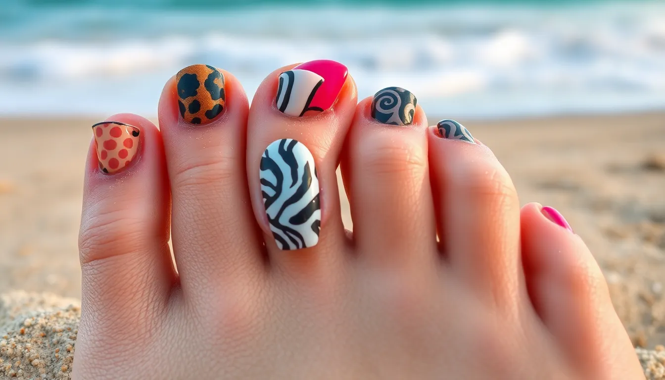 50+ Stunning Toe Nail Ideas: From French Tips to Bold Patterns & Easy DIY Designs 12 50+ Stunning Toe Nail Ideas: From French Tips to Bold Patterns & Easy DIY Designs 11