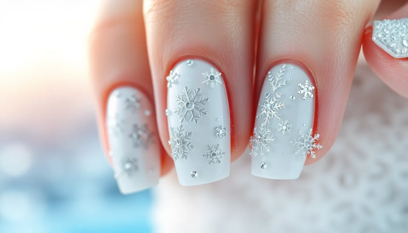 50+ Stunning White Nail Ideas That'll Make You Book Your Next Manicure ASAP 12 50+ Stunning White Nail Ideas That'll Make You Book Your Next Manicure ASAP 11