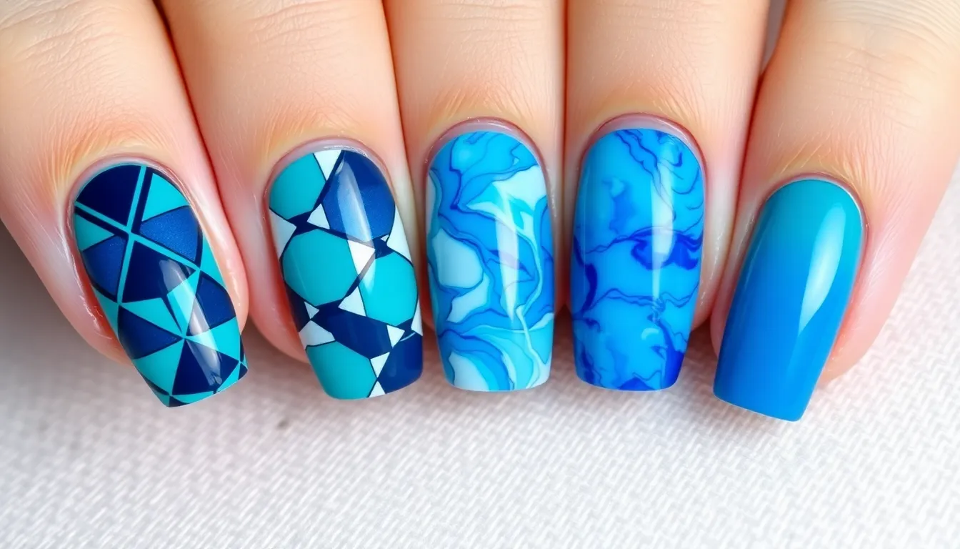 50 Stunning Blue Nail Design Ideas to Try in 2025 (Photos + Tutorials) 14 50 Stunning Blue Nail Design Ideas to Try in 2025 (Photos + Tutorials) 13