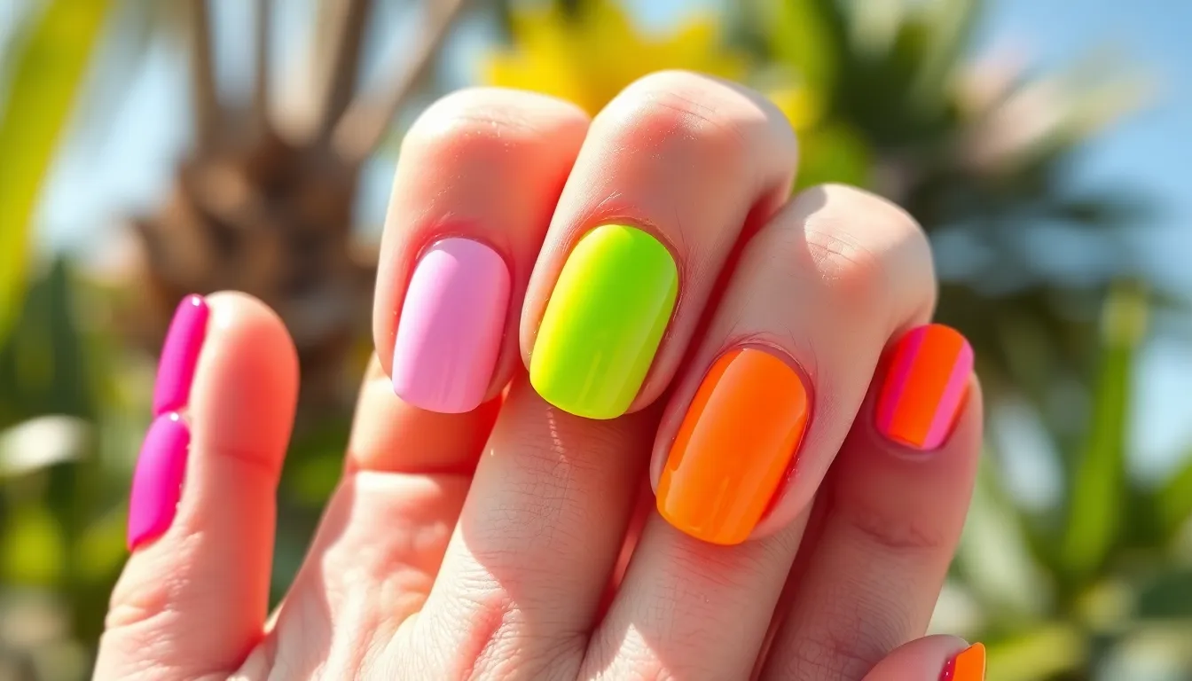 15 Easy Summer Nail Art Ideas You Can DIY at Home (Step-by-Step Guide) 14 15 Easy Summer Nail Art Ideas You Can DIY at Home (Step-by-Step Guide) 13