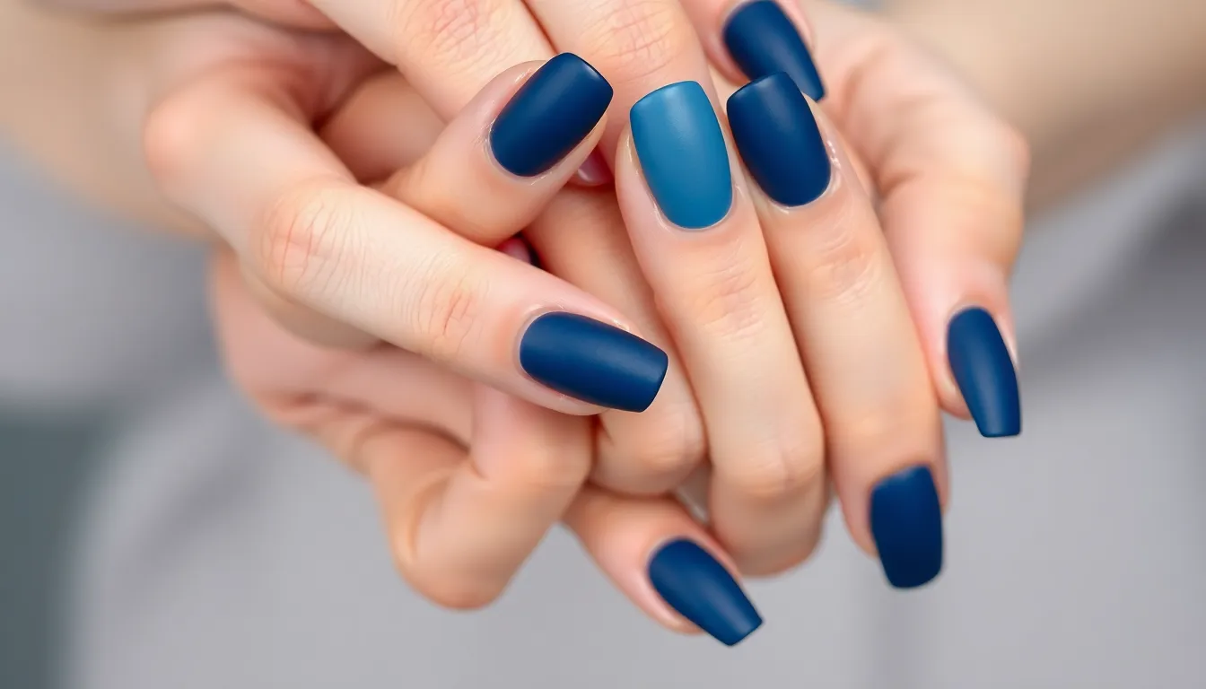 50+ Stunning Blue Nail Ideas That'll Make You Ditch Your Go-To Polish 14 50+ Stunning Blue Nail Ideas That'll Make You Ditch Your Go-To Polish 13