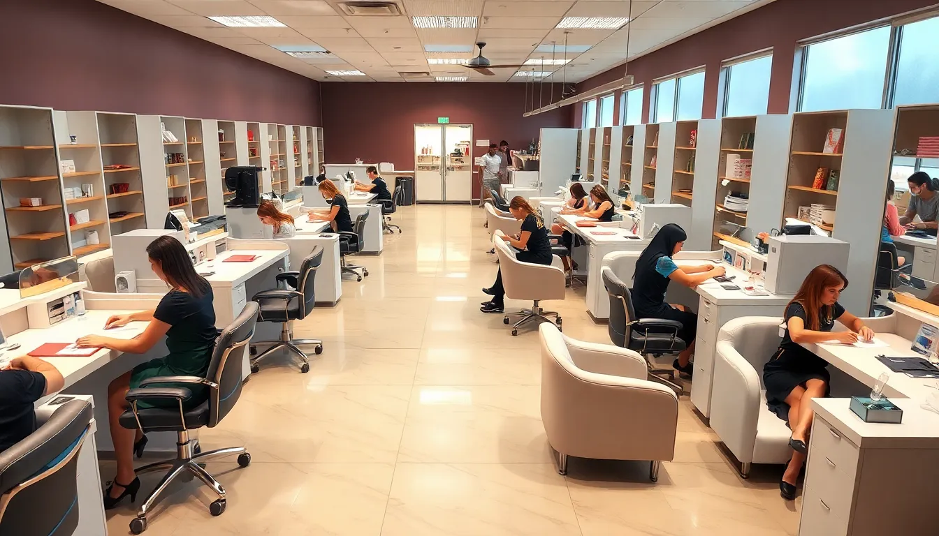 25 Stunning Nail Salon Interior Ideas to Transform Your Space in 2025 14 25 Stunning Nail Salon Interior Ideas to Transform Your Space in 2025 13