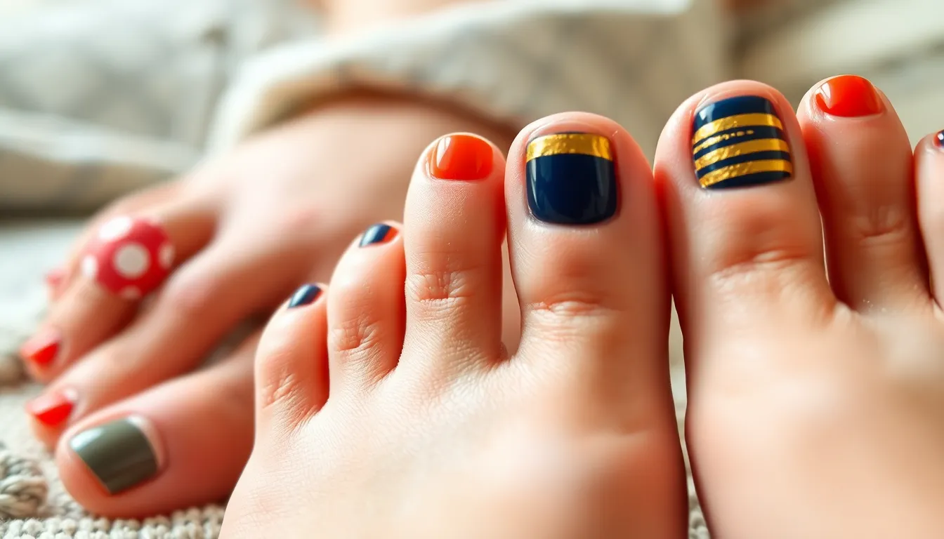 50+ Stunning Toe Nail Ideas: From French Tips to Bold Patterns & Easy DIY Designs 14 50+ Stunning Toe Nail Ideas: From French Tips to Bold Patterns & Easy DIY Designs 13