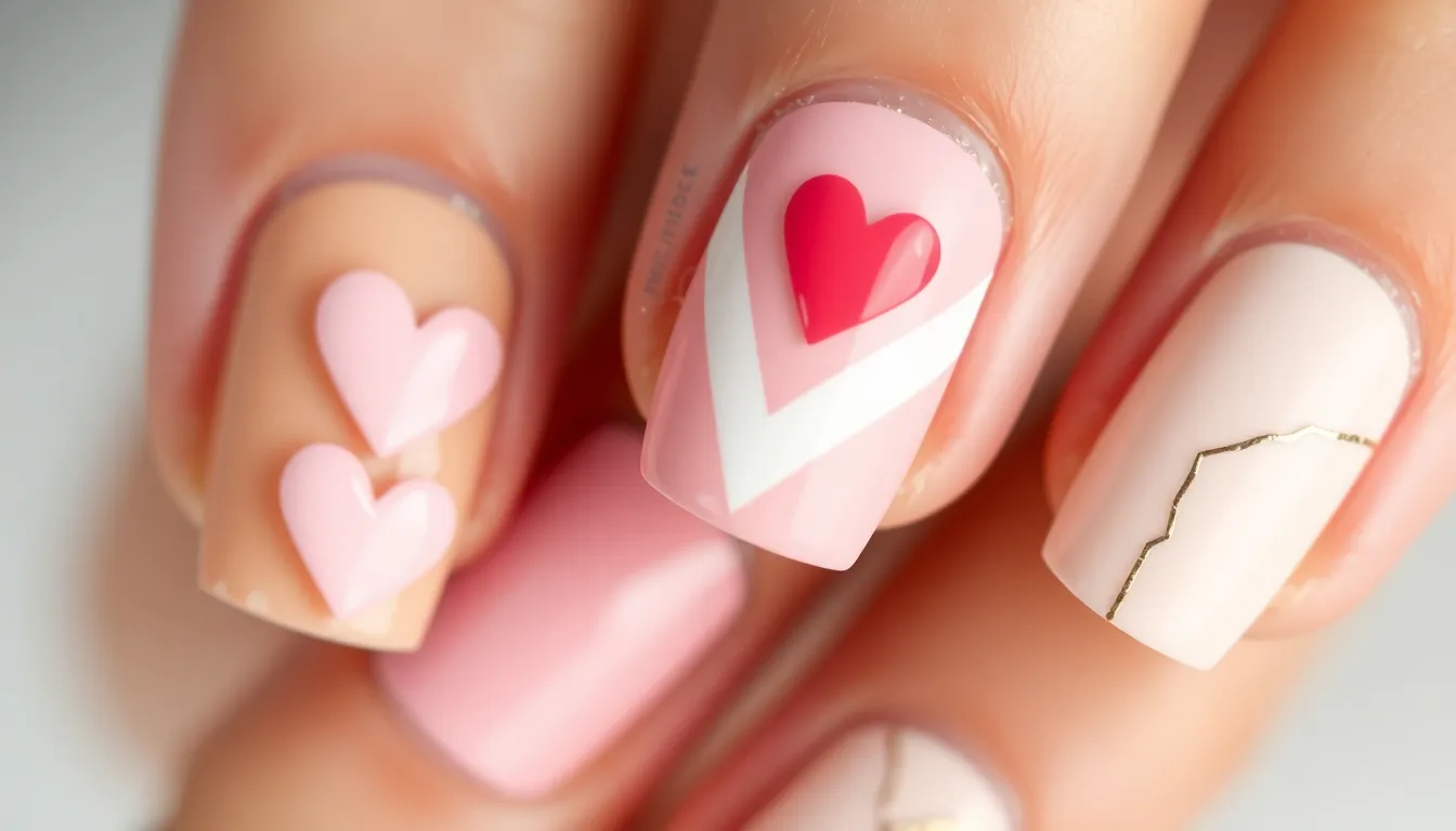 50+ Valentine Nail Ideas: Romantic Designs for Every Style & Nail Length 14 50+ Valentine Nail Ideas: Romantic Designs for Every Style & Nail Length 13