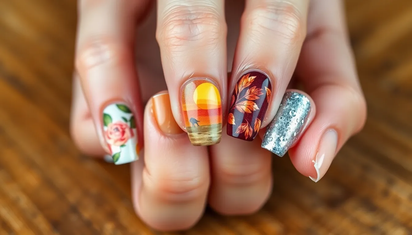 30 Stunning Abstract Nail Art Ideas to Transform Your Manicure Game 16 30 Stunning Abstract Nail Art Ideas to Transform Your Manicure Game 15