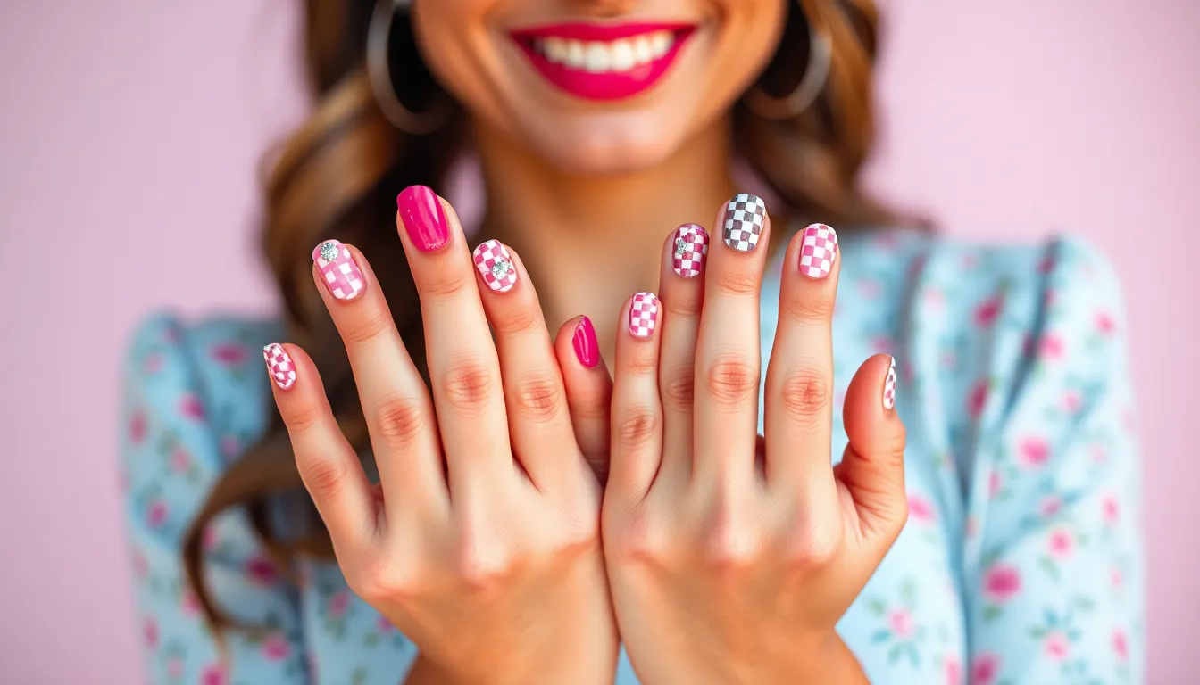 50+ Stunning Barbie Nail Ideas That'll Make You Feel Like a Pink Princess 16 50+ Stunning Barbie Nail Ideas That'll Make You Feel Like a Pink Princess 15