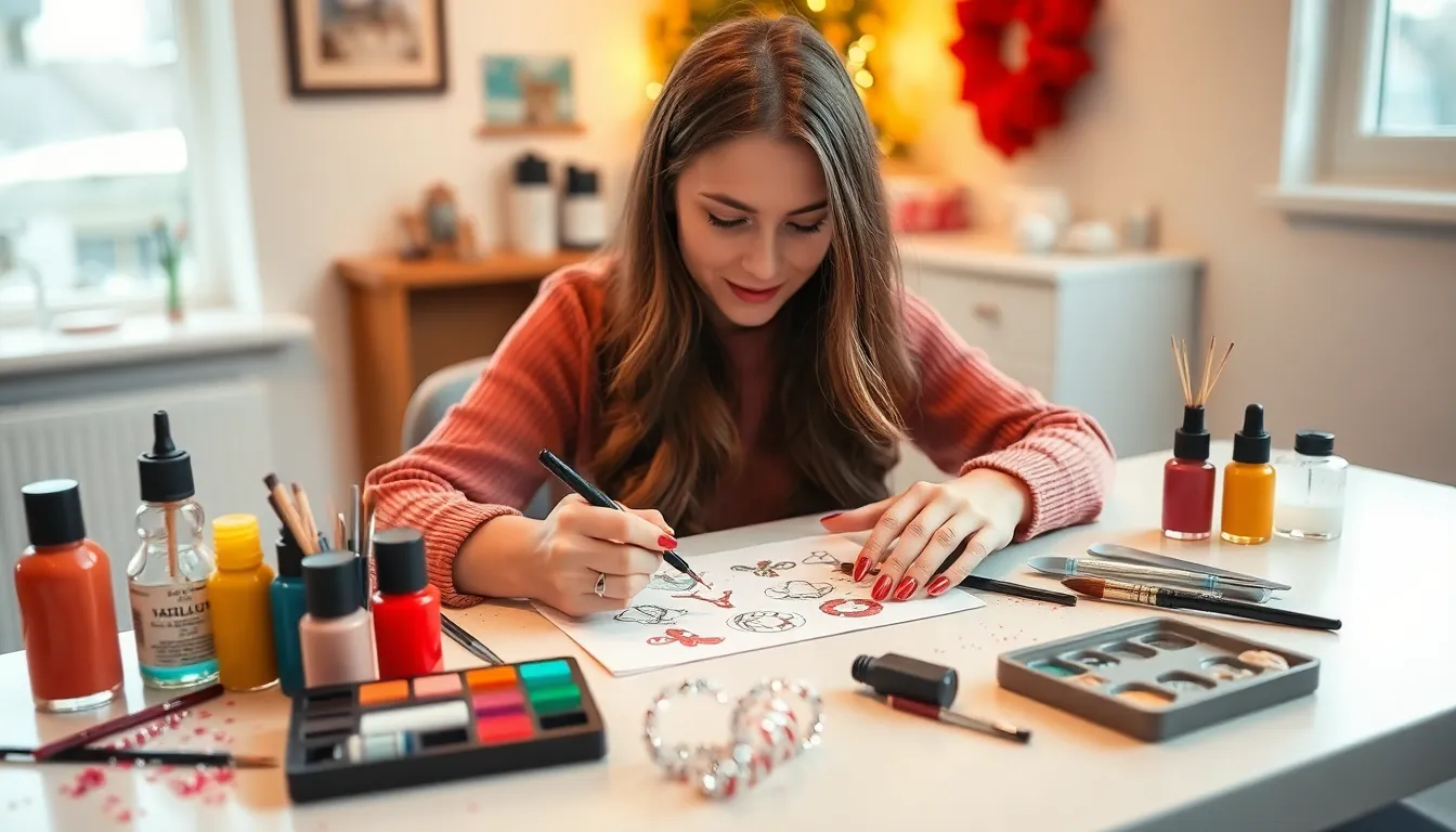 25+ Stunning Christmas Nail Art Ideas That'll Make You Holiday Party Ready 16 25+ Stunning Christmas Nail Art Ideas That'll Make You Holiday Party Ready 15