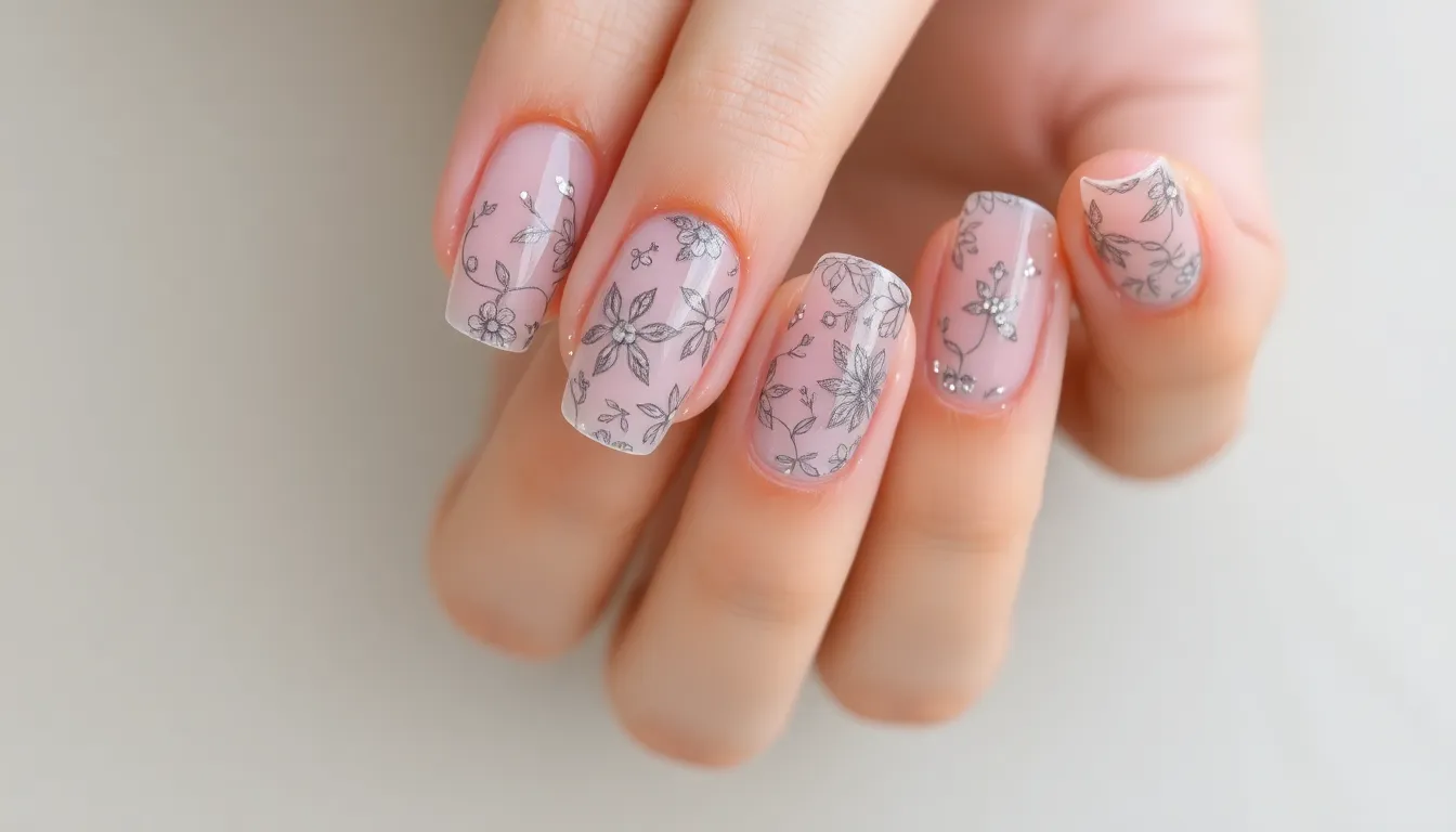 50+ Stunning Clear Nail Ideas: Minimalist to Glam Designs You'll Love 16 50+ Stunning Clear Nail Ideas: Minimalist to Glam Designs You'll Love 15
