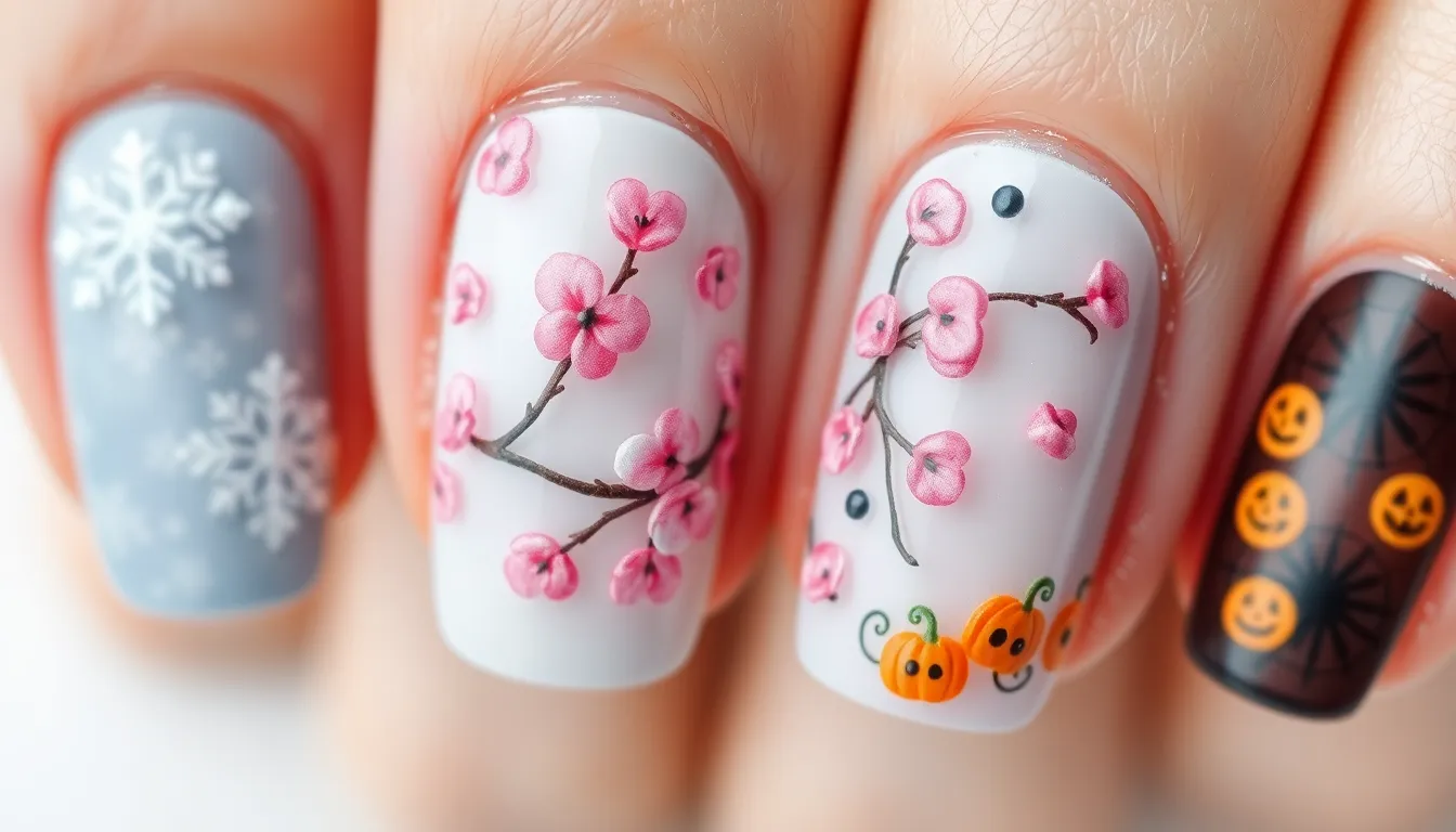 50+ Stunning Nail Art Ideas for Short Nails That Look Amazing 16 50+ Stunning Nail Art Ideas for Short Nails That Look Amazing 15