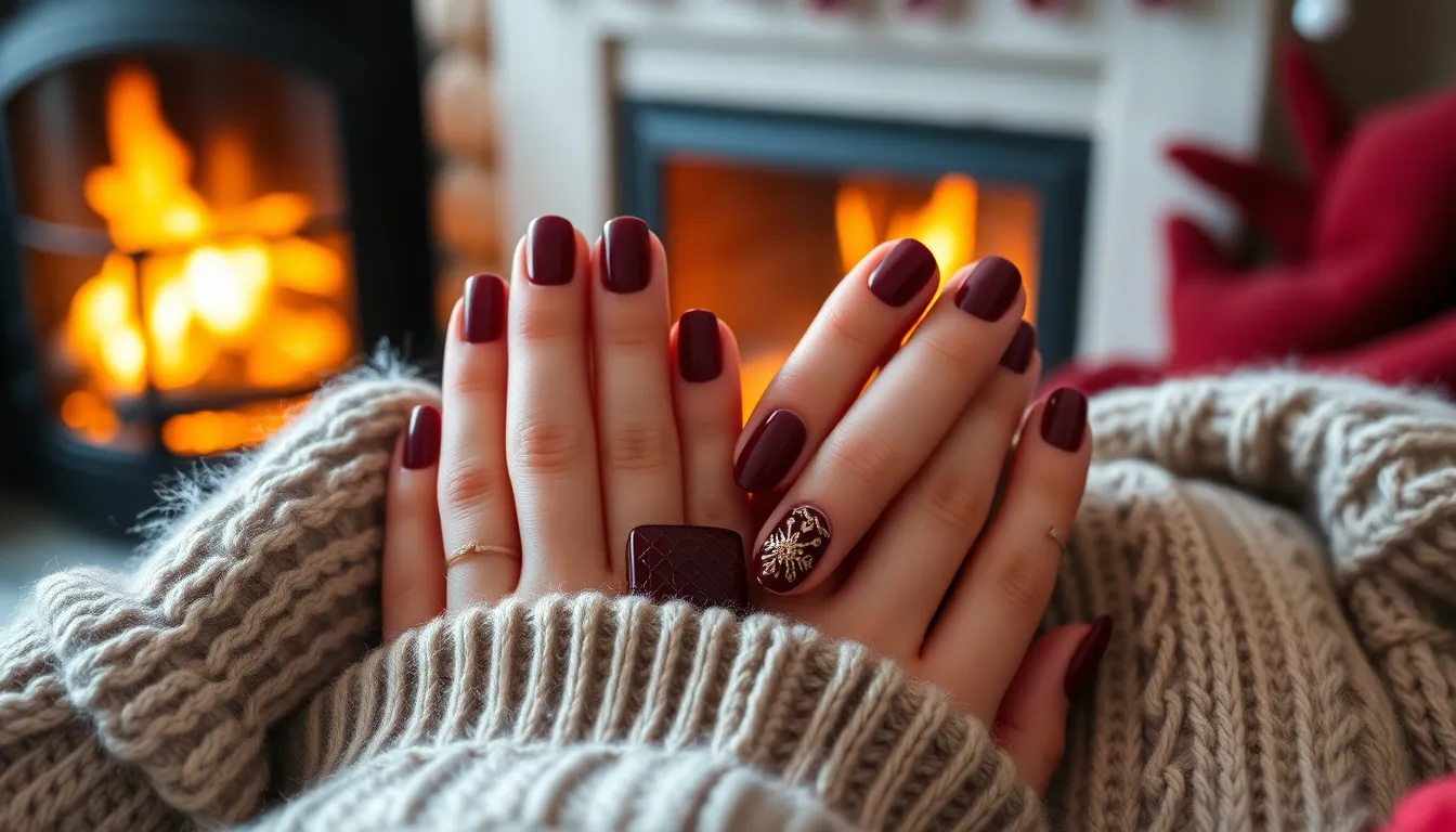 50 Stunning Winter Nail Ideas That'll Make You Forget About Summer Colors 15
