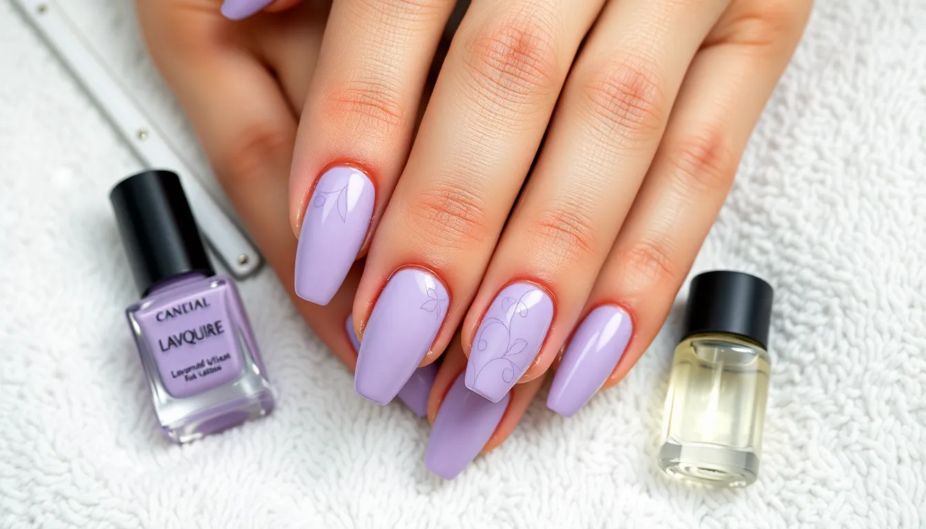50+ Stunning Lavender Nail Ideas: From Simple DIY to Glam Designs (2025) 18 50+ Stunning Lavender Nail Ideas: From Simple DIY to Glam Designs (2025) 17