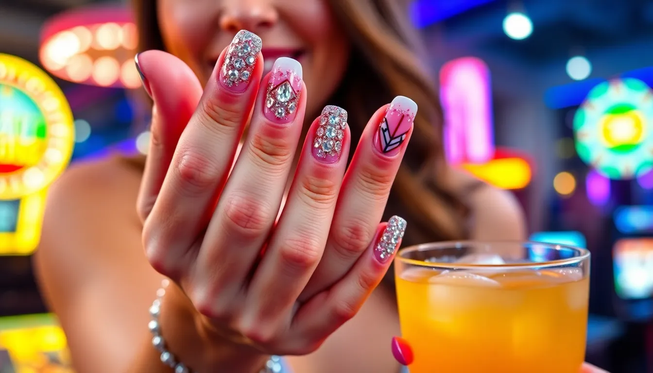 30 Stunning Nail Ideas for Vegas That Will Make You Instagram Famous 18 30 Stunning Nail Ideas for Vegas That Will Make You Instagram Famous 17