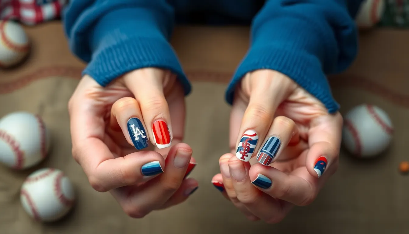 25 Stunning Baseball Nail Ideas to Show Your Team Spirit This Season 2 25 Stunning Baseball Nail Ideas to Show Your Team Spirit This Season 1