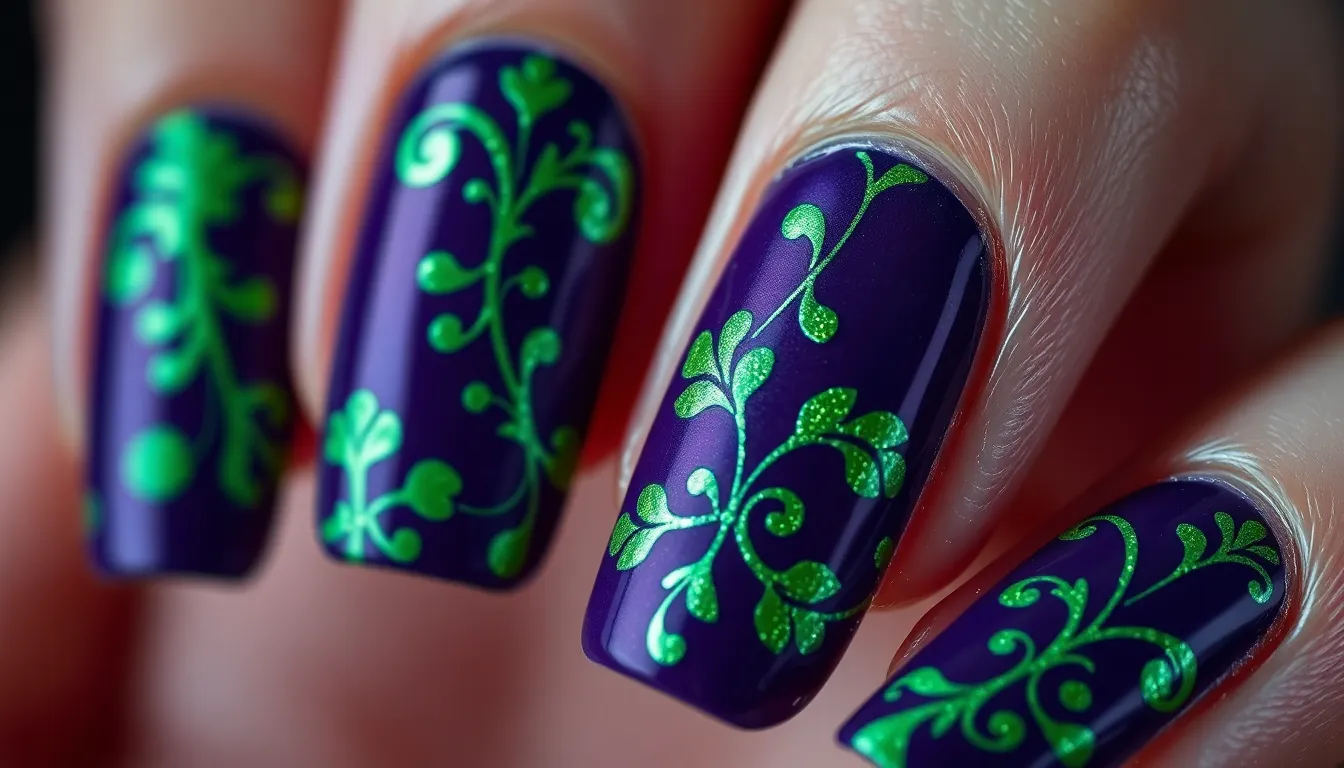 15 Spooky Beetlejuice Nail Ideas That'll Have You Saying His Name Three Times 2 15 Spooky Beetlejuice Nail Ideas That'll Have You Saying His Name Three Times 1