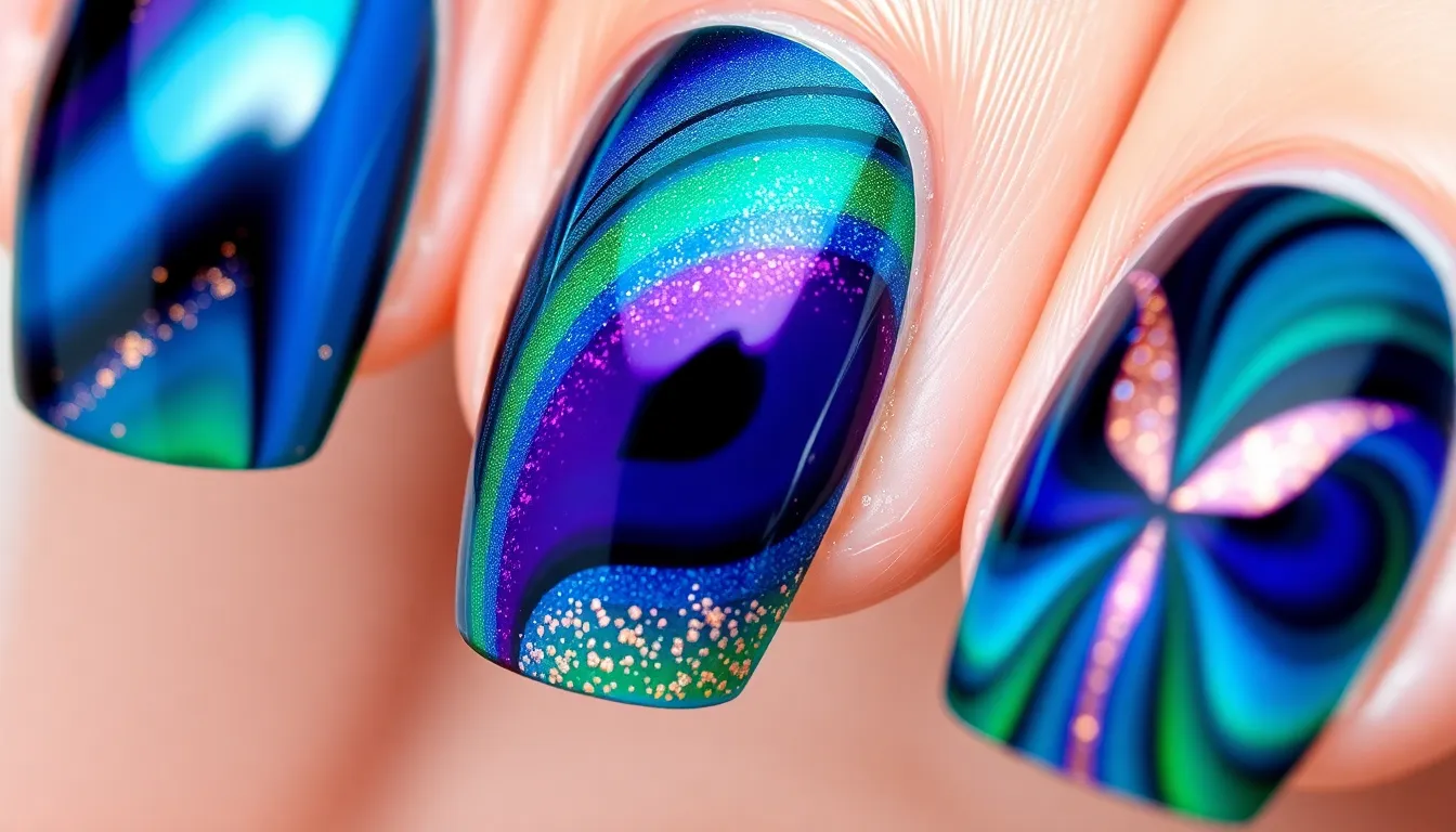 25 Stunning Cat Eye Nail Ideas That'll Make You Ditch Regular Polish Forever 2 25 Stunning Cat Eye Nail Ideas That'll Make You Ditch Regular Polish Forever 1