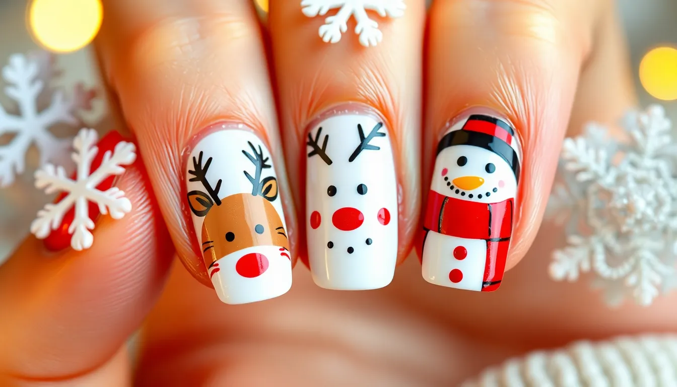 25+ Stunning Christmas Nail Design Ideas to Try This Holiday Season 2 25+ Stunning Christmas Nail Design Ideas to Try This Holiday Season 1