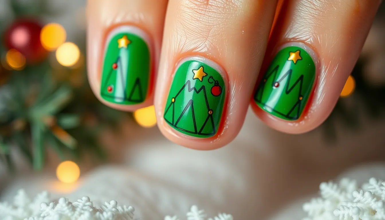 25 Easy Christmas Nail Ideas You Can Do at Home in Under 30 Minutes 1