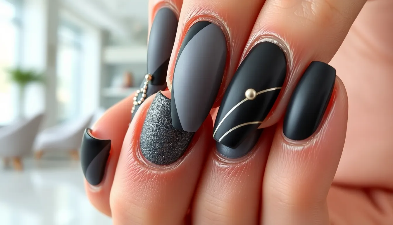30+ Stunning Grey Nail Ideas: From Chic Marble to Metallic Designs That'll Wow 2 30+ Stunning Grey Nail Ideas: From Chic Marble to Metallic Designs That'll Wow 1