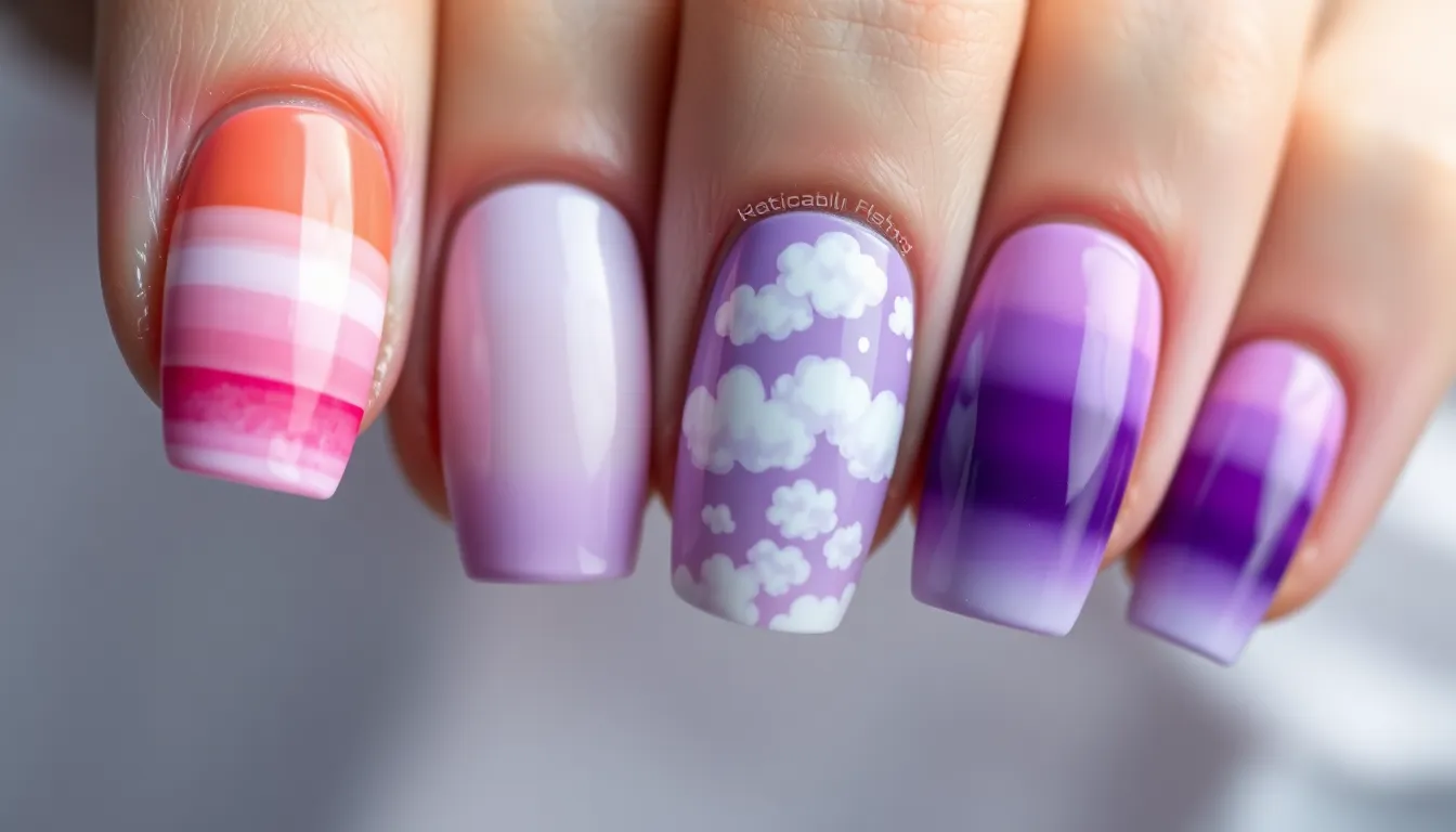 25+ Stunning Lilac Nail Art Ideas That'll Make You Ditch Your Go-To Shade 2 25+ Stunning Lilac Nail Art Ideas That'll Make You Ditch Your Go-To Shade 1