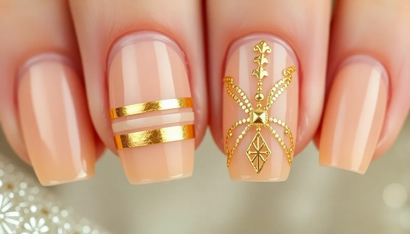 50+ Stunning Nail Art Ideas for New Year That'll Make You Sparkle All Night 2 50+ Stunning Nail Art Ideas for New Year That'll Make You Sparkle All Night 1