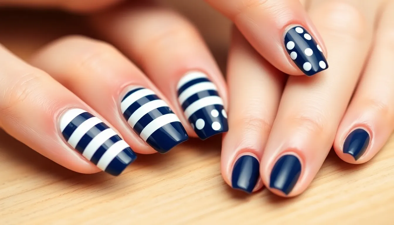 25 Stunning Preppy Nail Ideas: Classic French Tips, Plaid & Pearl Designs 2 25 Stunning Preppy Nail Ideas: Classic French Tips, Plaid & Pearl Designs 1