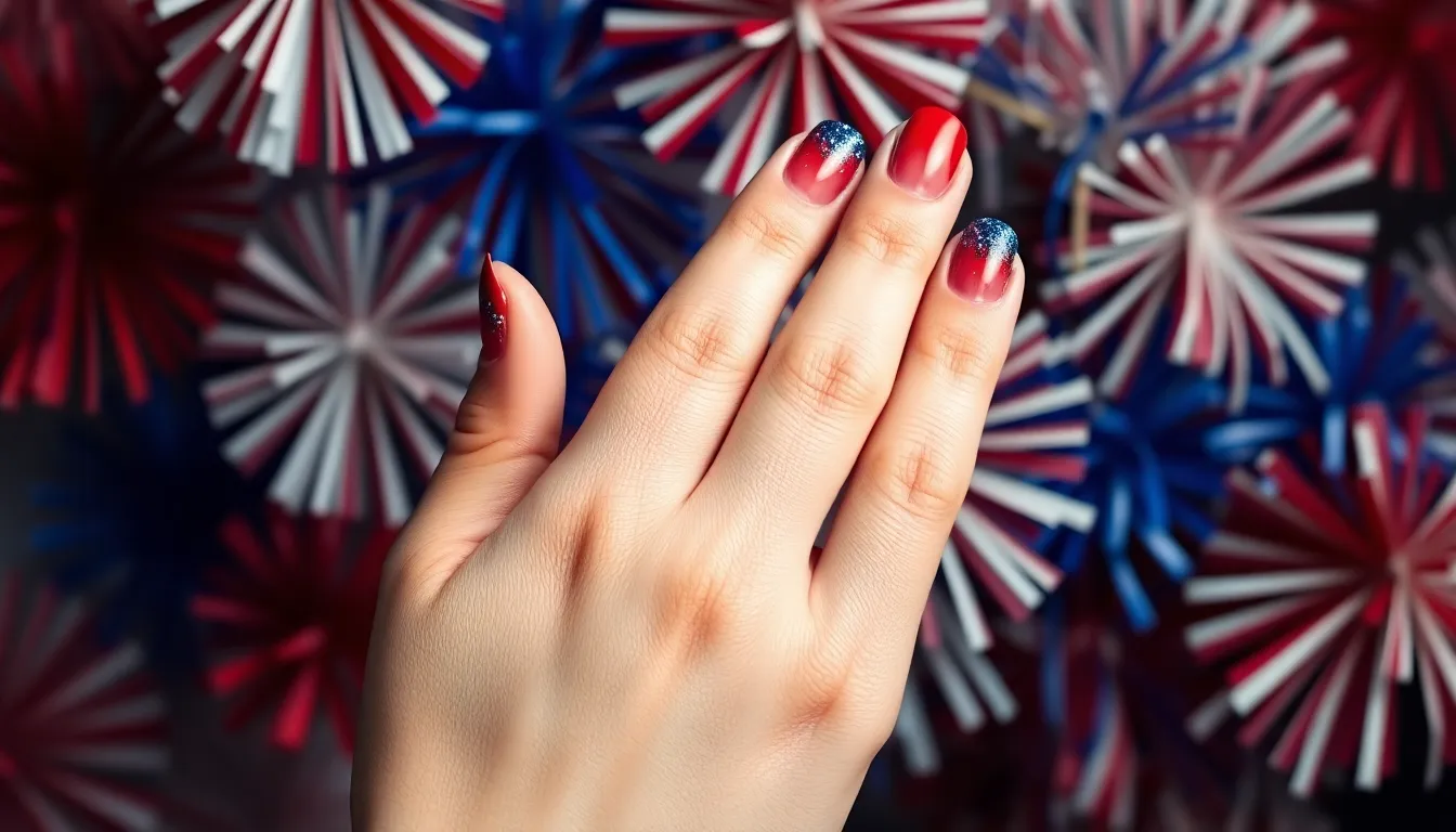 25+ Red White and Blue Nail Ideas That'll Make You Feel Extra Patriotic 2 25+ Red White and Blue Nail Ideas That'll Make You Feel Extra Patriotic 1