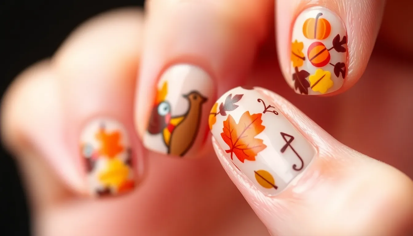 25 Stunning Thanksgiving Nail Ideas: Easy DIY Designs for Every Skill Level 2 25 Stunning Thanksgiving Nail Ideas: Easy DIY Designs for Every Skill Level 1
